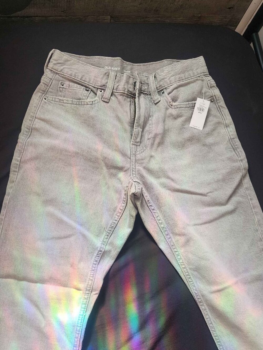 Old Navy Slim Built-In Flex Jeans Gray Wash